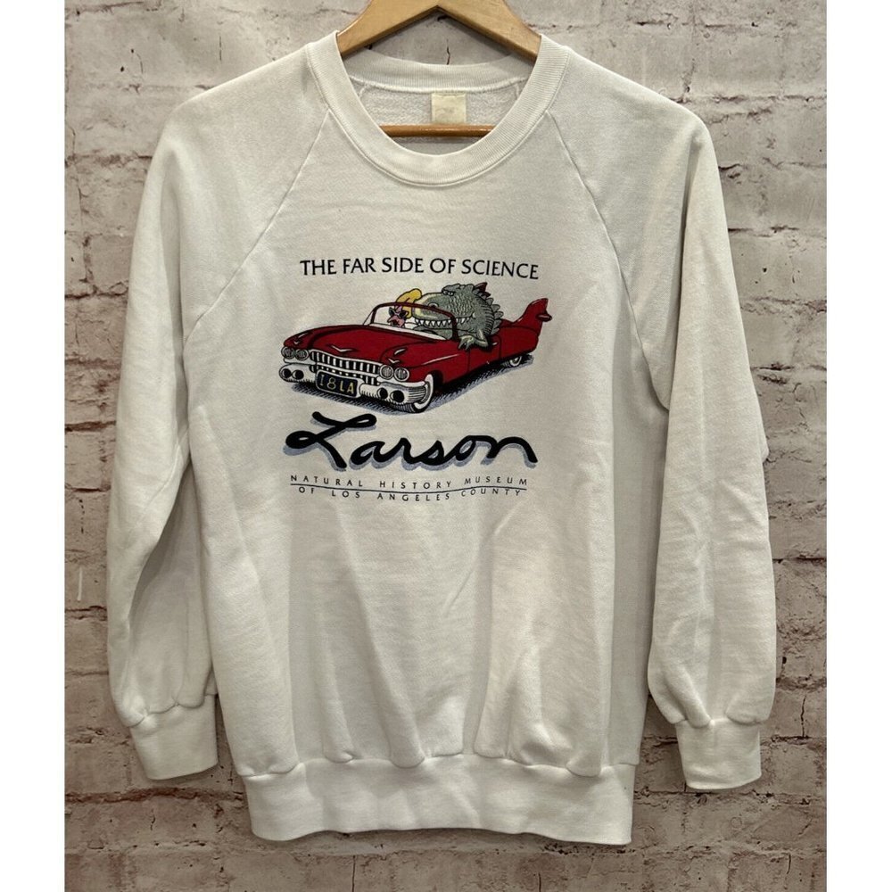 Vintage The Far Side Of Science Sweatshirt Crewneck Pullover Size Small/ Medium